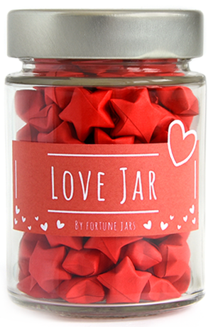 love jar - stars with love quotes