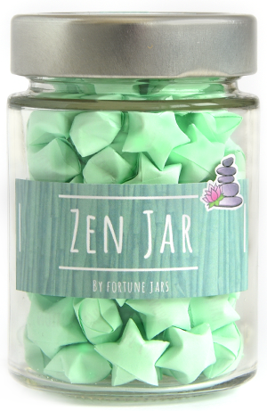 Zen quotes inside paper stars